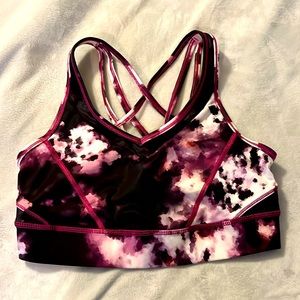 Patterned, size 6, Lululemon bra